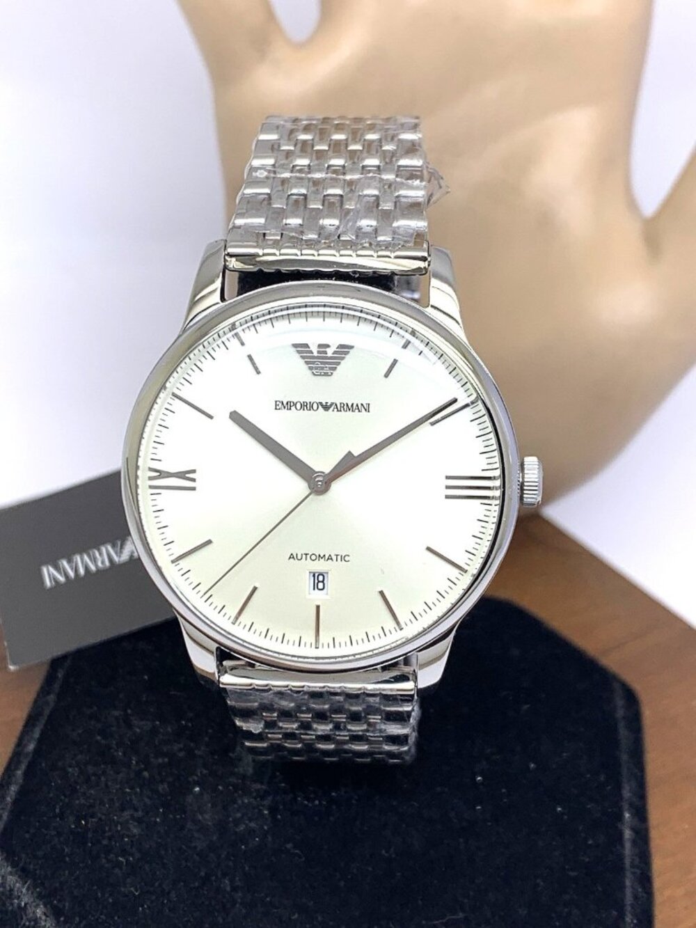 Emporio Armani Men's Watch AR60082 Automatic Silver Stainless Steel 39mm